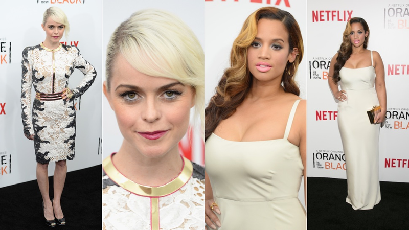 Illustration for article titled Fab Dresses and Bold Lips at the Premiere of Orange Is The New Black